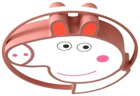 Plafon lampa LED sufitowa AT91-PEPA RÓŻOWA