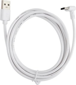 Lampa stołowa biała 30 cm z LED, ściemnialna, IP54, ładowalna - Baby Whale