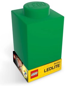Zielona silikonowa lampka nocna LEGO® Classic Brick