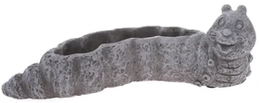 Betonowa osłonka na doniczkę Gąsienica, 25 x 8,5 x 10,5 cm