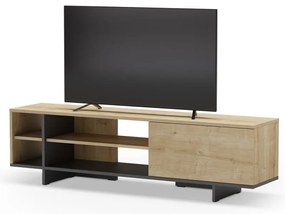 Szafka pod TV w dekorze dębu 160x44 cm Cequoia – Marckeric