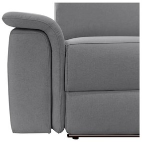 Szara skórzana sofa 211 cm Pareli – Støraa