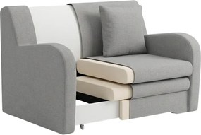 Rozkładana 2-osobowa sofa ARIO NUBE, ciemnozielona