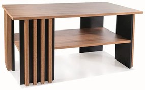 Ława EVITA 100x60 dąb artisan/czarna SIGNAL