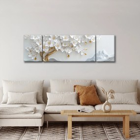 Obraz – Eleganckie drzewo życia 3D (170x50 cm)