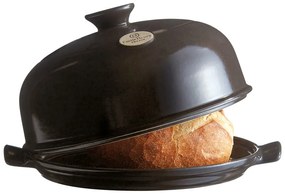 Czarna ceramiczna okrągła forma do pieczenia chleba Emile Henry, ⌀ 28,5 cm