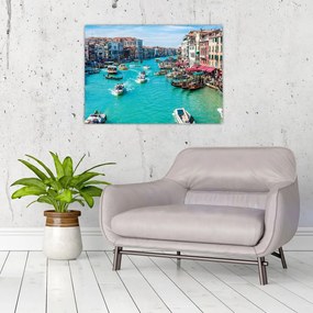 Obraz na szkle  - Canal Grande, Wenecja, Włochy (70x50 cm)