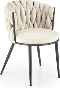 Krzesło z plecionym oparciem K516