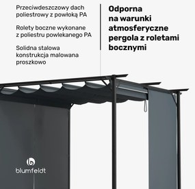 Blumfeldt Pantheon Robust Altana ogrodowa 3 x 3 m