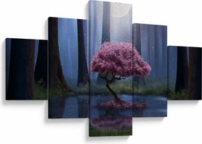 Obraz - Magiczna noc (125x70 cm)