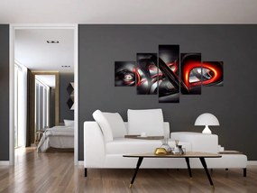 Obraz abstrakcji (125x70 cm)