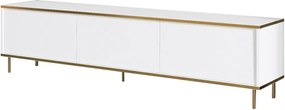 Stolik pod telewizor Imaj White and Gold