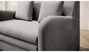 Szara 2-osobowa sofa ARIO, rozkładana