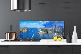 Panel Kuchenny Miasto Wykute W Skale Nad Morzem