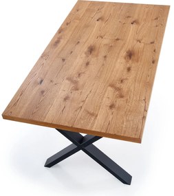 Rozkładany stół Xavier z blatem w okleinie naturalnej