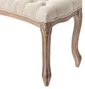 Ławka  Isacco cream 114x38x48cm