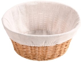 Kosz na pieczywo z materiałową wyściółką, Ø 25 cm, Kesper