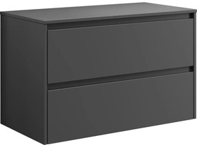 Szafka łazienkowa TRONDHEIM pod umywalkę 90 cm antracyt