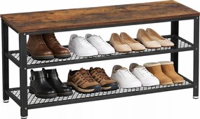 Szafka Na Buty Z Siedziskiem W Stylu Loft L6-C31