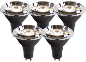 Zestaw 5 żarówek LED GU10 dim to warm AR70 6W 2000K-3000K