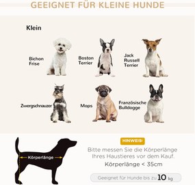 PawHut Sofa dla psa z matą i skrzynią, drewno+plusz, jasnoniebieski, 76x45x41,5cm | Aosom PL