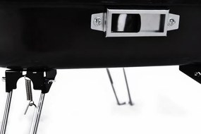 Grill ogrodowy Gart turystyczny przenośny na węgiel drzewny biały