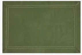 Eirsen Bawełniany Podkładka Na Stół Intensywny Verde Olive - Sklum