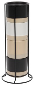 Zestaw 4 filiżanek na stojaku LUCA, 4 x 240 ml