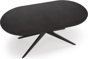 Czarny stół z owalnym blatem Sandro Halmar