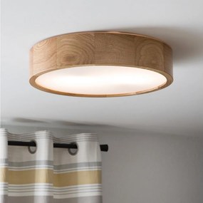 Brilagi - ściemnialna lampa sufitowa LED RGBW CARVALHO 2xE27/9W/230V Wi-Fi dąb śr. 37,5