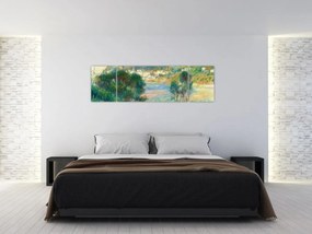 Obraz - Auguste Renoir, View of Monte Carlo from Cap Martin, reprodukcje (170x50 cm)