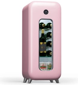 Klarstein Shirley 36cm 15 Butelek Winiarka Wolnostojąca Różowy