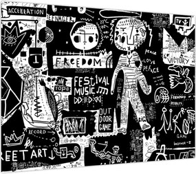 Obraz na szkle - Graffiti (70x50 cm)