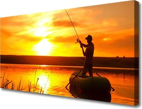 Obraz canvas Spokojny Wieczór nad Jeziorem