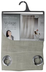 Firana do salonu z efektem lnu 140 x 240 cm, HALTONA