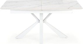 Biały stół Vivaldi z rozkładanym blatem ze spieku