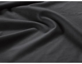 Szare aksamitne tapicerowane łóżko dwuosobowe ze schowkiem i stelażem 180x200 cm Bellis – Micadoni