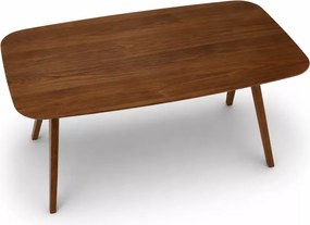 Stół Marengo 160 x 90 elegancki stół w kolorze orzechowym z okleiny naturalnej do jadalni