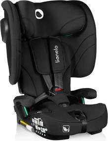 Lionelo - Składany fotelik samochodowy NELLY i-Size 76-150 cm Czarny karbon