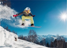 Obraz - Snowboardzista (70x50 cm)
