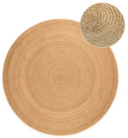 Okrągły dwustronny dywan z juty ø 140 cm Braided Gold – Hanse Home