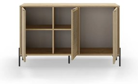 Niska komoda w dekorze dębu 120x80 cm Inca – Marckeric
