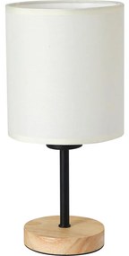 Brilagi - Lampa stołowa 1xE27/25W/230V dąb/czarny/kremowy