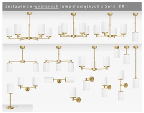 Prosta złota lampka biurkowa KR-B1U