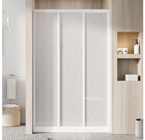 Ravak 00VG01R211 - Trzyczęściowe drzwi prysznicowe SUPERNOVA 120x198 cm białe