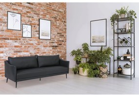 Sofa PATTY, 3-miejscowa, czarny