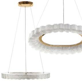 LAMPA WISZĄCA LED MS019-CP Różowe Złoto 60cm