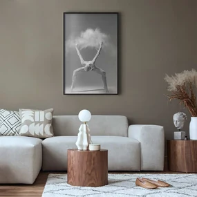 Plakat Niesamowita poza 21x30 cm z ramą czarną bez marginesu ARTGEIST B
