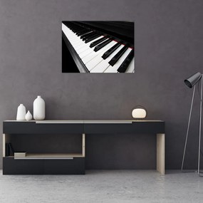 Obraz klawiszy fortepianu (70x50 cm)