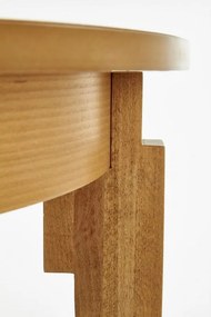 Okrągły stół do jadalni z funkcją rozkładania Sorbus Halmar dąb miodowy